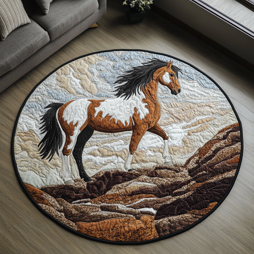 Painted Legacy Quilted Round Mat NCU0DK6641