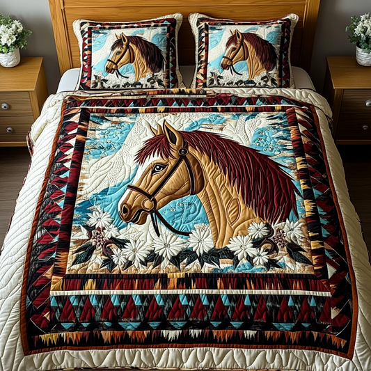 Painted Plains 3-Piece Quilted Bedding Set NCU0VH1684