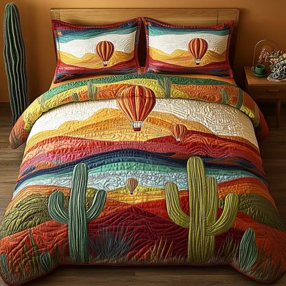 Painted Sky 3-Piece Quilted Bedding Set NCU0VL2259