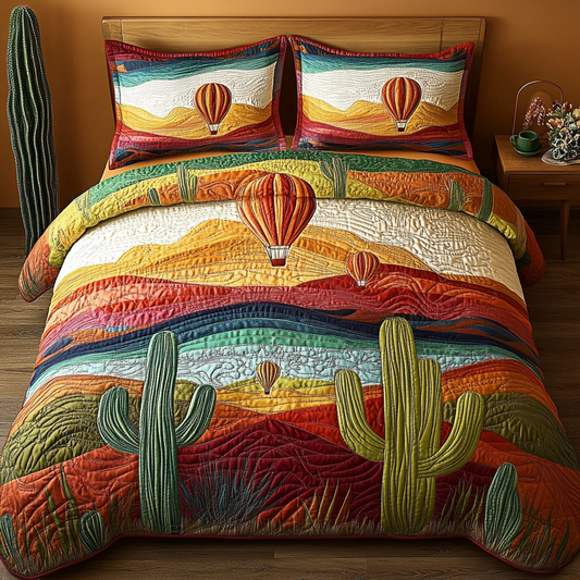 Painted Sky 3-Piece Quilted Bedding Set NCU0VL2259