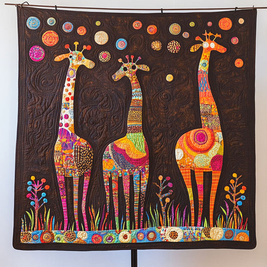 Painted Wildlife Quilted Blanket NCU0PT7598