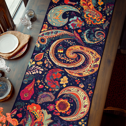 Paisley Bloom Quilted Table Runner NCU0DK4211