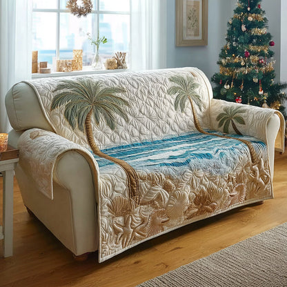 Palm Beach Quilted Sofa Cover NCU0HH1681