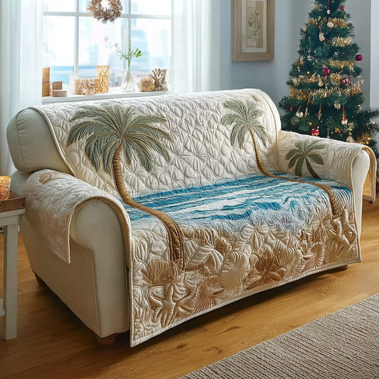 Palm Beach Quilted Sofa Cover NCU0HH1681