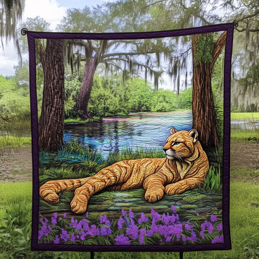 Panther Rest Quilted Blanket NCU0NT6080