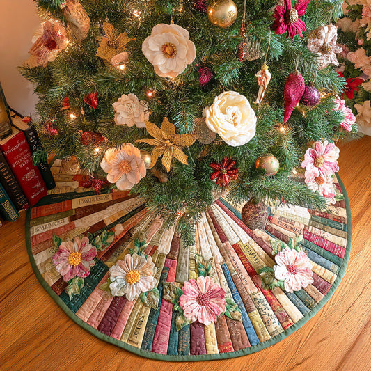 Paper Realm Christmas Quilted Tree Skirt NCU0TD1120