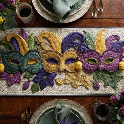 Parade Mask Quilted Table Runner NCU0PT10982