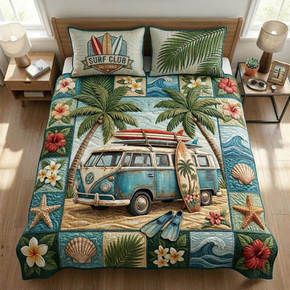 Paradise Coast 3-Piece Quilted Bedding Set NCU0TD2669