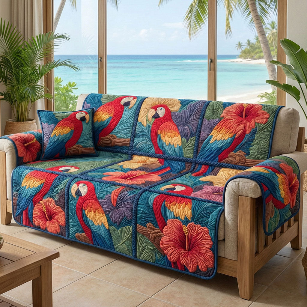 Paradise Patch Quilted Sofa Cover NCU0NT12162
