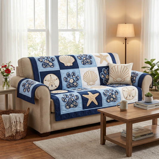 Paradise Paws Quilted Sofa Cover NCU0TD2819
