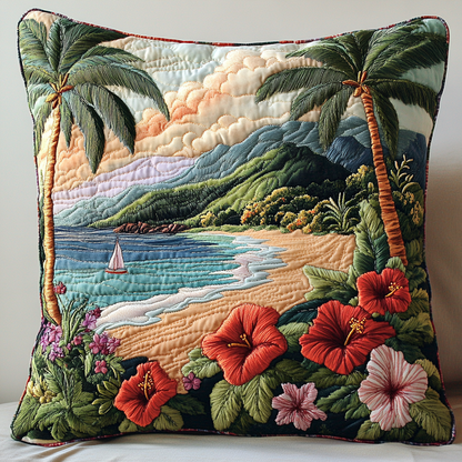 Paradise Shore Quilted Pillow Case NCU0DV4403