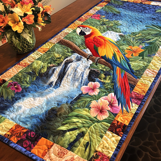 Parrot Escape Quilted Table Runner NCU0VL1886