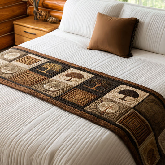 Parthenon Tree Quilted Bed Runner NCU0PT8746