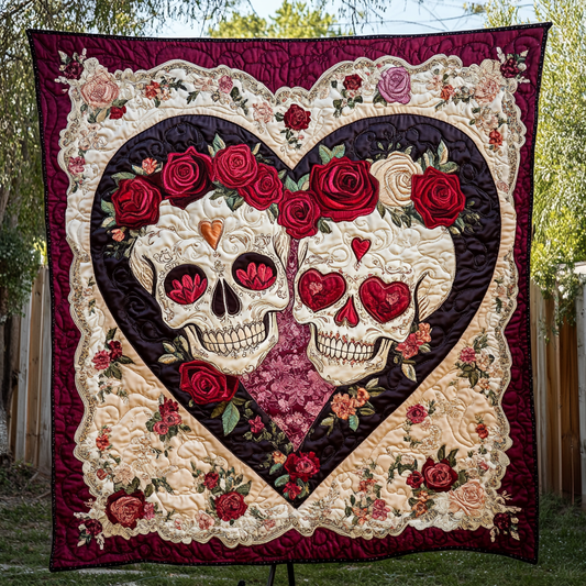 Passion Bloom Quilted Blanket NCU0VH2114