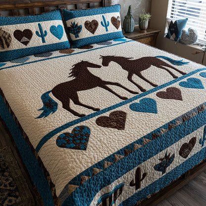 Passion of the Plains 3-Piece Quilted Bedding Set NCU0PT11042