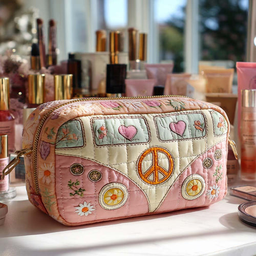Pastel Dream Van Quilted Makeup Bag NCU0XD880