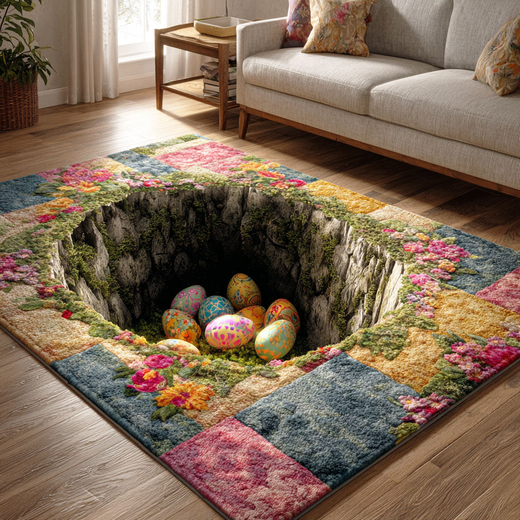 Pastel Egg Garden Area Rug NCU0TD2302