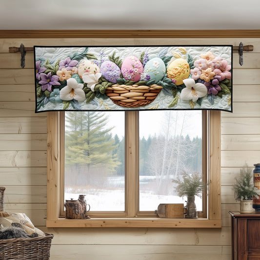 Pastel Meadow Quilted Valance NCU0DV3984