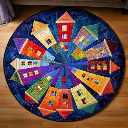 Pastel Morning Quilted Round Mat NCU0NT7325