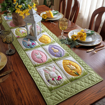 Pastel Patch Easter Quilted Table Runner NCU0PT11391