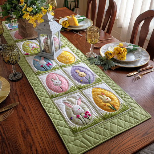 Pastel Patch Easter Quilted Table Runner NCU0PT11391