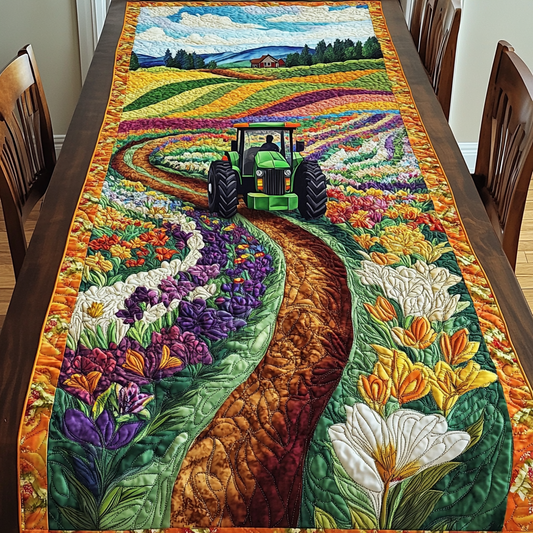 Pastoral Charm Quilted Table Runner NCU0DK7134