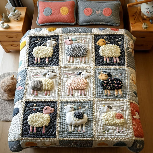 Pasture Bliss 3-Piece Quilted Bedding Set NCU0PT7566