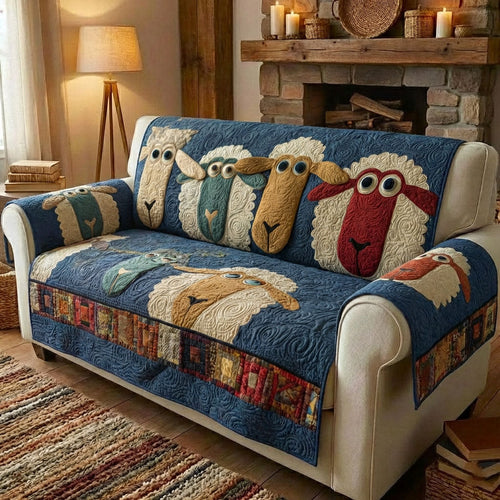 Pasture Charm Quilted Sofa Cover NCU0DK12100