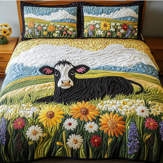Pasture Dream 3-Piece Quilted Bedding Set NCU0DK6313