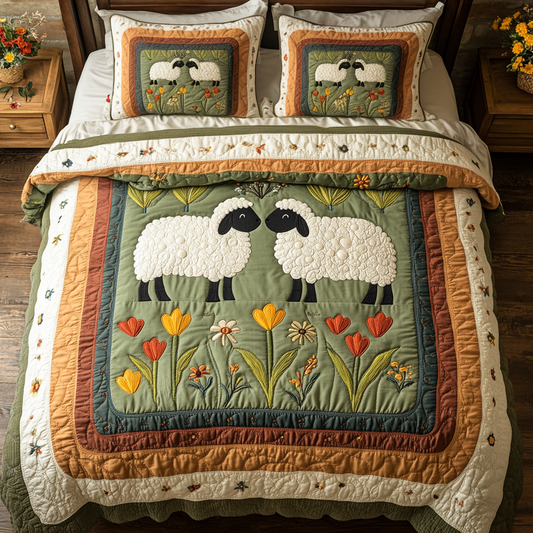 Pasture Dreams 3-Piece Quilted Bedding Set NCU0VH3327
