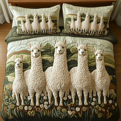 Pasture Dreams 3-Piece Quilted Bedding Set NCU0VH5799