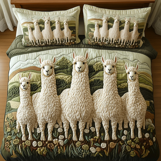 Pasture Dreams 3-Piece Quilted Bedding Set NCU0VH5799