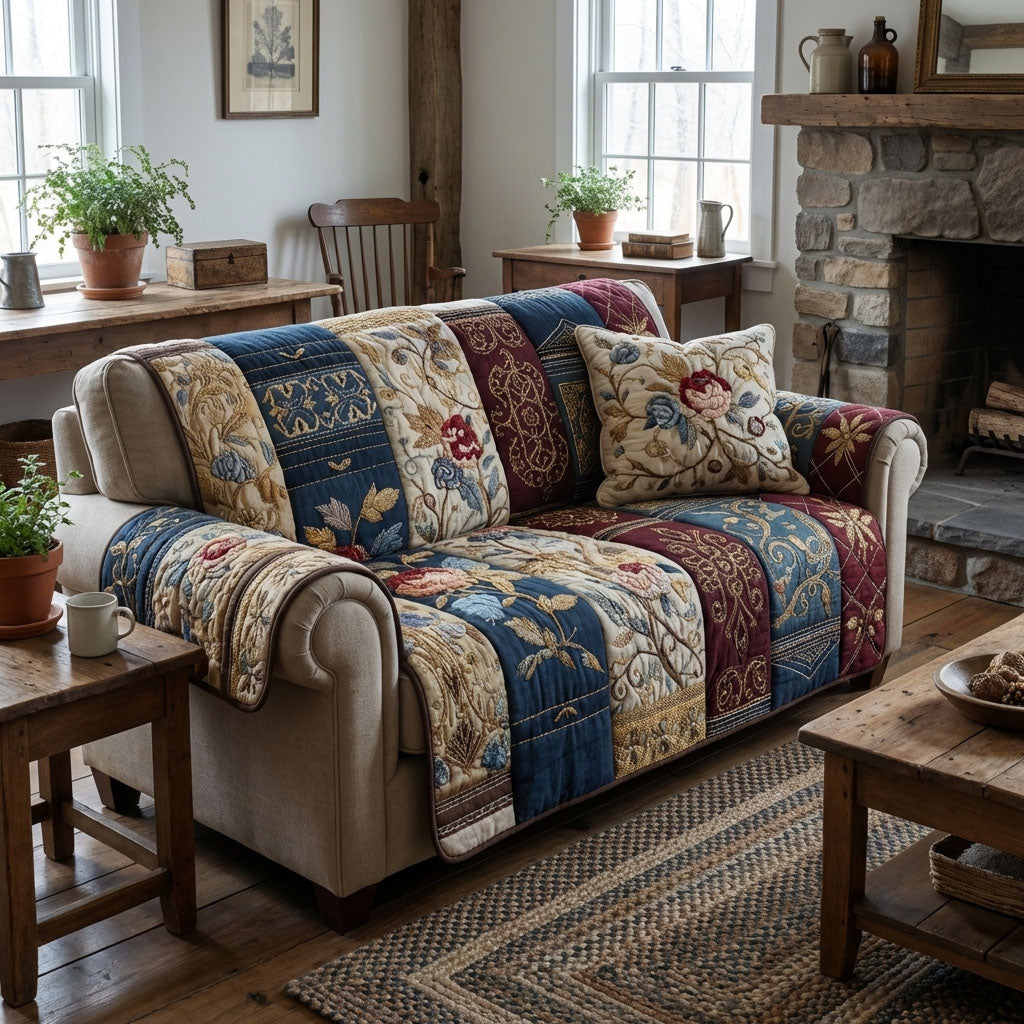 Patch Charm Quilted Sofa Cover NCU0DK12285