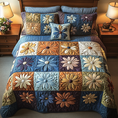Patchwork Charm 3-Piece Quilted Bedding Set NCU0VH5386