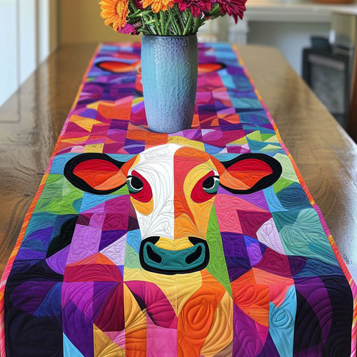 Patchwork Herd Quilted Table Runner NCU0NT6537