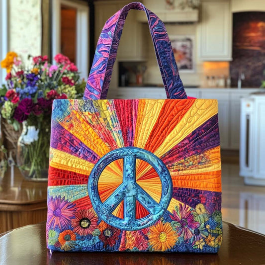 Patchwork Love Quilted Tote Bag NCU0NT8565