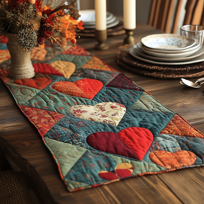 Patchwork Passion Quilted Table Runner NCU0VH2799