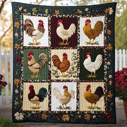 Patchwork Peckers Quilted Blanket NCU0NT7979
