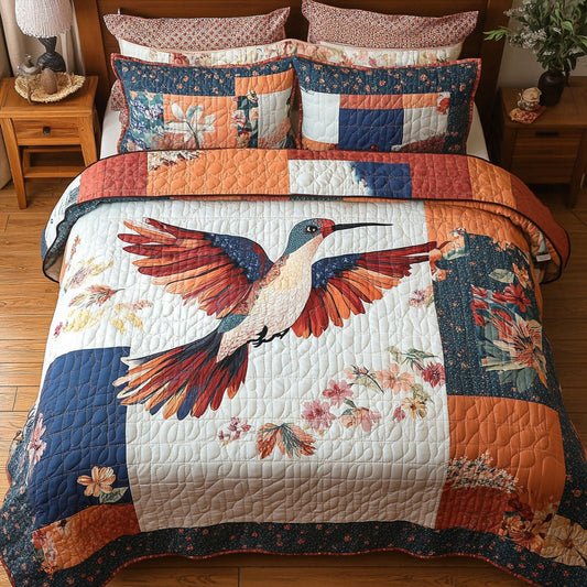 Patchwork Sky 3-Piece Quilted Bedding Set NCU0NT4977