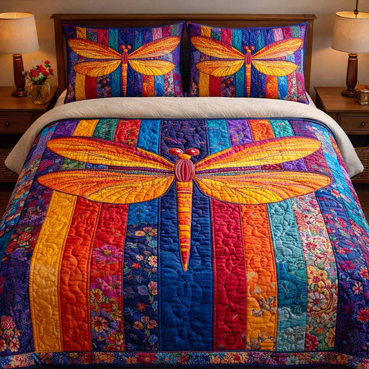 Patchwork Sky 3-Piece Quilted Bedding Set NCU0XD2474