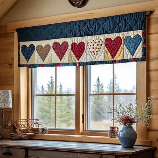 Patchwork of Love Quilted Valance NCU0PT4160