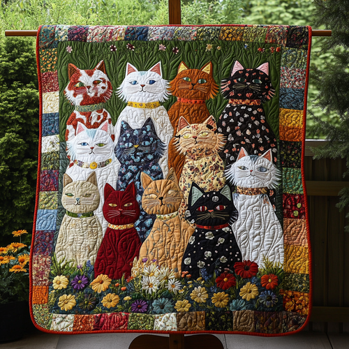 Patchy Paws Quilted Blanket NCU0VH2451