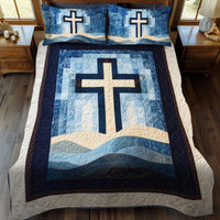 Path of Grace 3-Piece Quilted Bedding Set NCU0DK1984