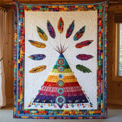 Path of the Ancestors Quilted Blanket NCU0PT3771