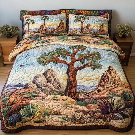Pathway of Joshua 3-Piece Quilted Bedding Set NCU0PT6276