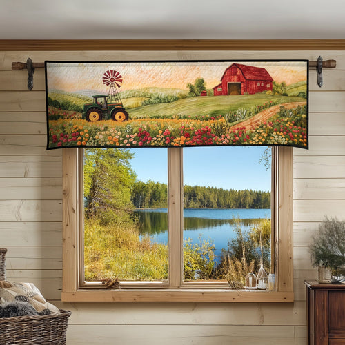 Pathway to the Barn Quilted Valance NCU0PT6000
