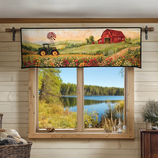 Pathway to the Barn Quilted Valance NCU0PT6000