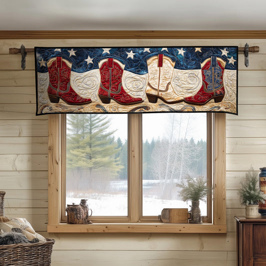 Patriot Cowboy Ride Quilted Valance NCU0NT7369