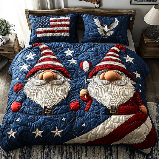 Patriot Dreams 3-Piece Quilted Bedding Set NCU0DV6575