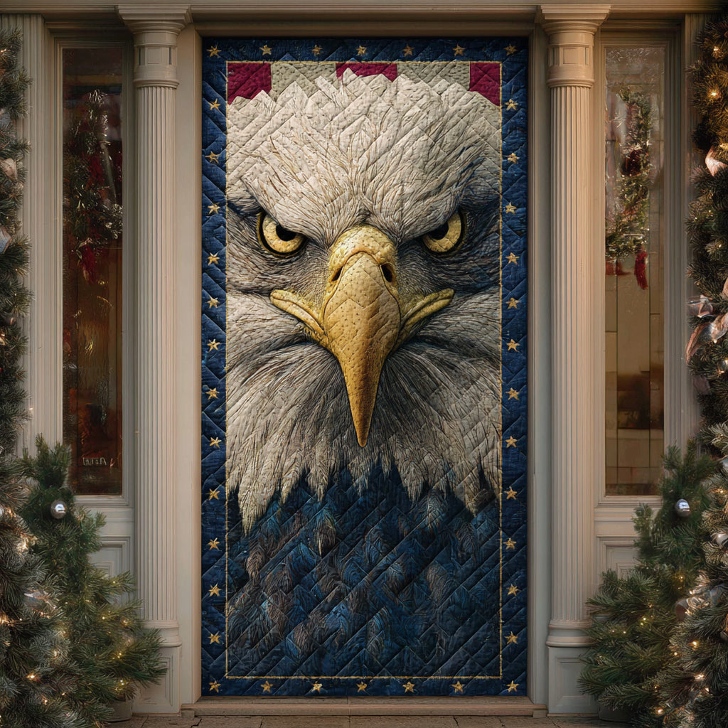 Patriot Eagle Quilted Door Cover NCU0HH1273